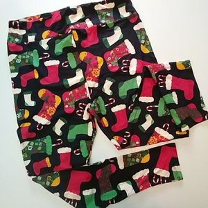 NEW. Lularoe TC2 Christmas Leggings